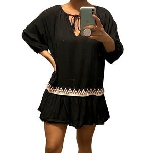 DO + BE black Tunic shirt / dress size medium